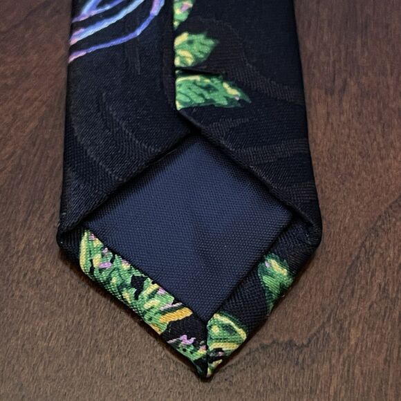 Vintage Steve Harris HandMade Polyester Made In Korea palm tree Canoe Print - Picture 8 of 10